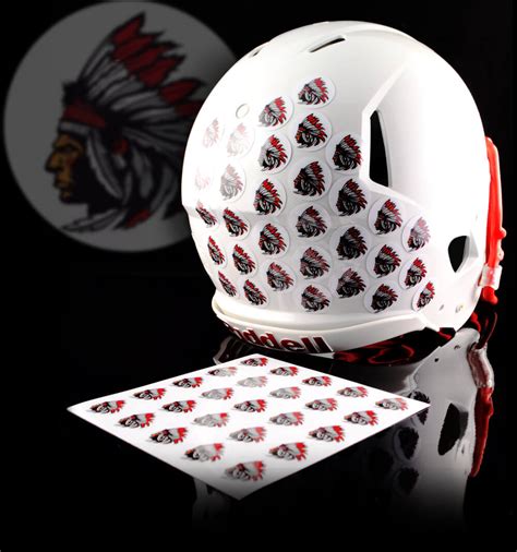 CLICK HERE FOR BASIC SINGLE AND TAPERED STRIPES. . Football helmet award decals